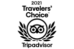 Tripadvisor Travelers' Choice 2021 award badge