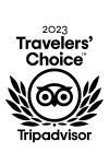 Tripadvisor Travelers' Choice 2023 award badge