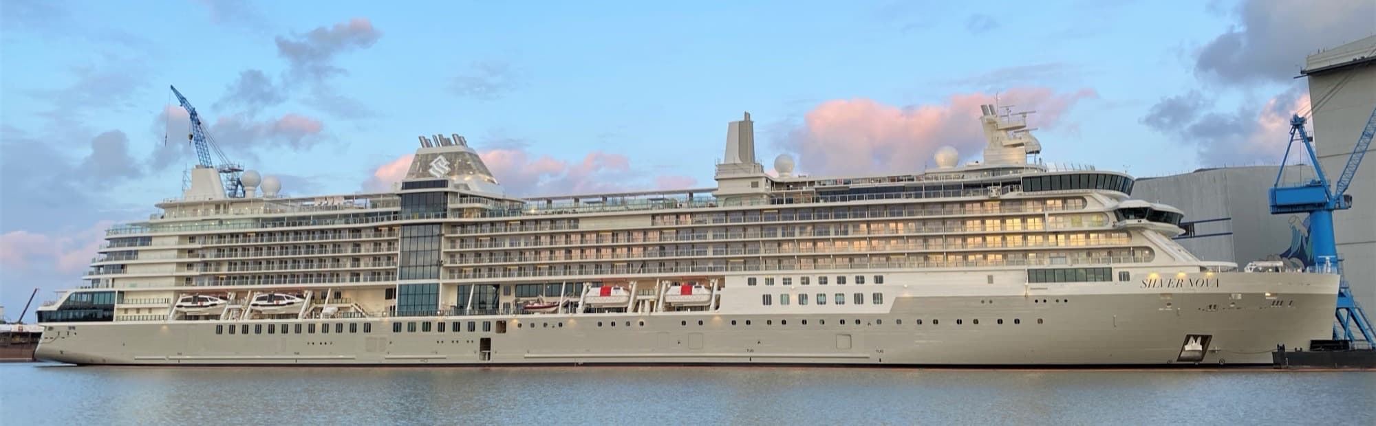 Silver Nova cruise ship at Meyer Werft
